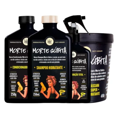 Kit Lola Cosmétics Hidratação Morte Súbita - 4 Produtos - Shampoo Hidratante