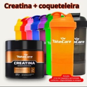 Creatina mais Coqueteleira - creatina
